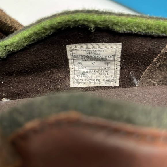 Merrell Paris Shoe J70280 Saddle Brown Mary Jane Comfort Leather Button  7-1/2 - Picture 9 of 10